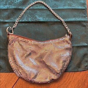 Aldo Metallic Rose Shoulder Bag